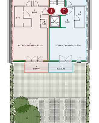 2-Zimmer-Wohnung | Neubau | Karlsruhe-Südweststadt