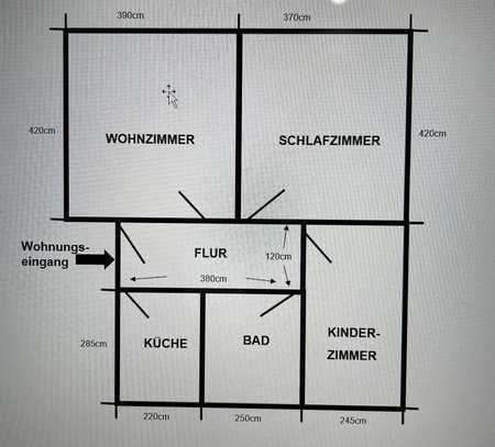 Freundliche 3-Zimmer-Wohnung in Bochum