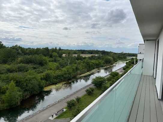 Wohlfühlgarantie am Lindenauer Hafen: Hochwertige 4-Zimmer-Wohnung mit großem Balkon, barrierefrei