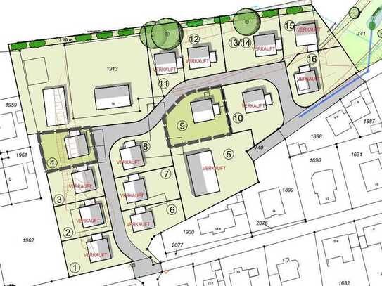 Nur noch zwei bauträgerfreie Grundstücke im Baugebiet "Böckmannsfeld" zu verkaufen