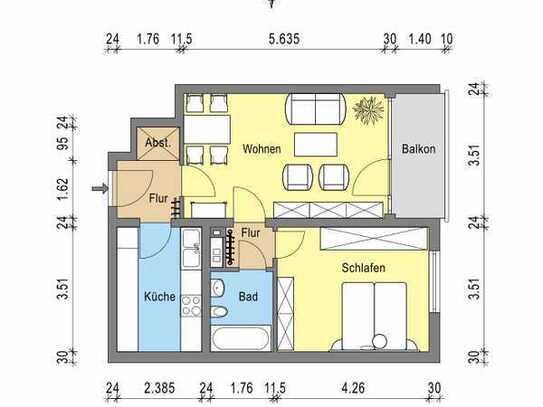 Hier wird frisch für Sie saniert! Schöne City-Wohnung in Zentraler Lage