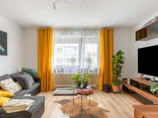 Bezugsfreie 3-Zimmer-Wohnung mit Balkon und Garage in Rheinnähe