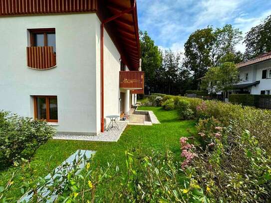 Helle Gartenwohnung - barrierefrei - in fußläufiger Entfernung zum See