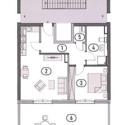 Wohnen in Kritzmow! barrierearme 2-Zimmer-Dachgeschoss-Whg. mit Dachterrasse & Vollbad-Neubau 2023!