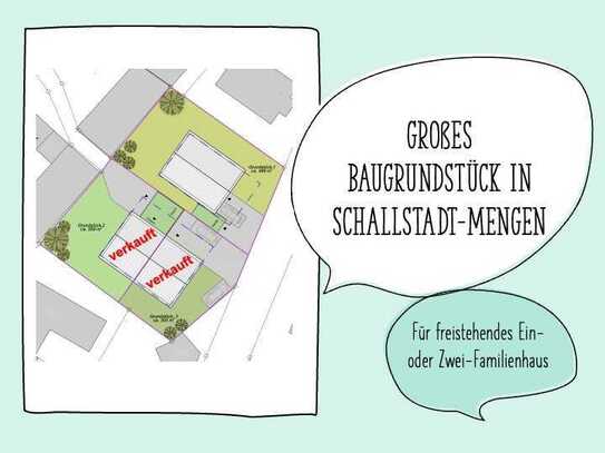 Tolles großes Baugrundstück in Schallstadt-Mengen. Sichern Sie sich den letzten Freien Bauplatz.