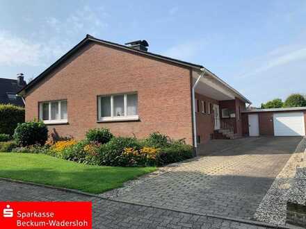 Gepflegter Bungalow auf weitläufigem Grundstück in Beckum - Ihr Rückzugsort zum Wohlfühlen!