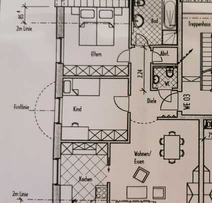 Ansprechende 3-Zimmer-Wohnung mit gehobener Innenausstattung mit Balkon in Greven-Reckenfeld