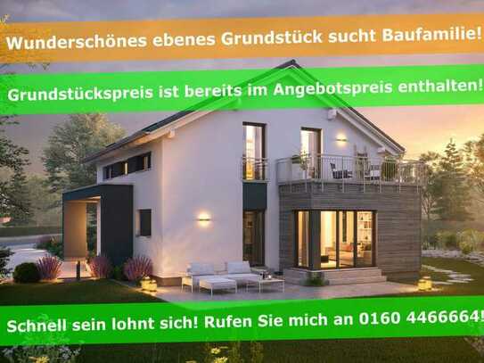 ++ Einfamilienhaus mit Eigenleistung beim Innenausbau inkl. realem GRUNDSTÜCK sucht Baufamilie! ++