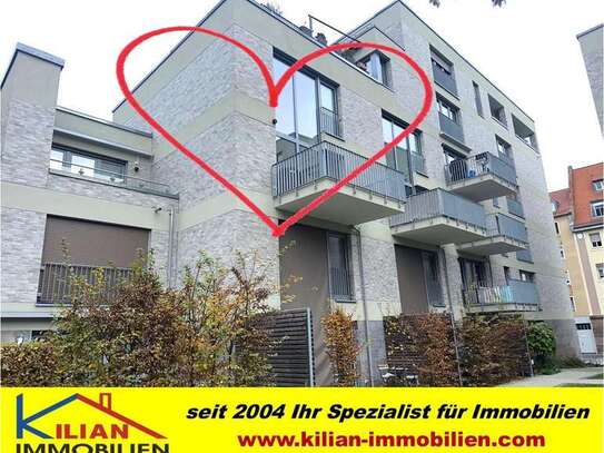 KILIAN IMMOBILIEN! LUXUS LIFESTYLE 2 ZI. ATELIER AUS 2020 MIT 82 M² IN NBG -MUGGENHOF! EBK *AUFZUG