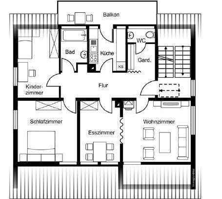 Schöne 3,5-Zimmer-Wohnung - befristet bis 31.01.2026