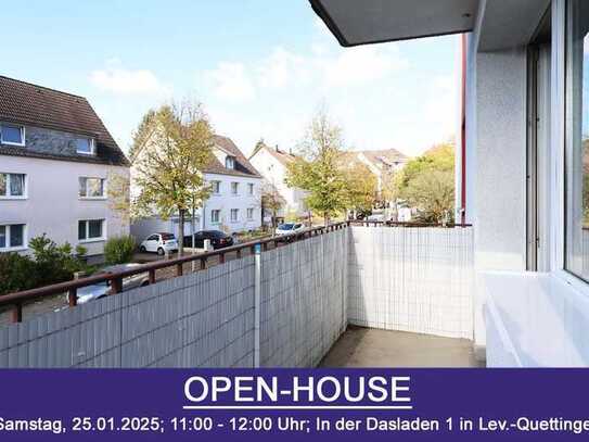 OPEN-HOUSE am 25.01.2025! 3-Zimmer-Wohnung mit Balkon in zentraler Lage