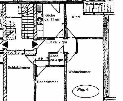 3 Zimmer Dachgeschoßwohnung