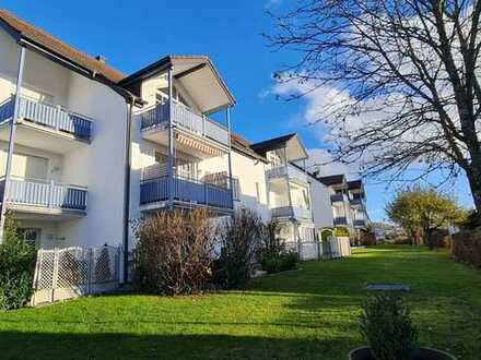... helle 2-Zi-Whg im EG mit Terrasse und Garten und TG-Stellplatz ...