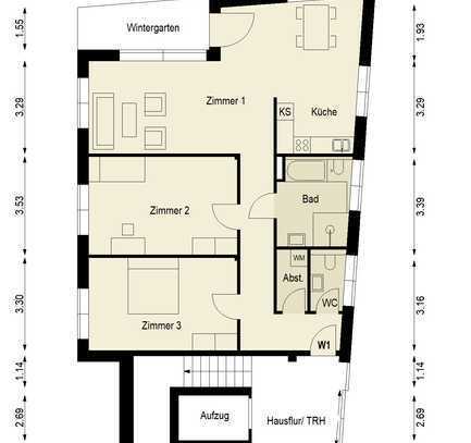 Erstbezug in moderner Neubauwohnung mit Wintergarten - Bau abgeschlossen! Kontakt: 0172-326 11 93