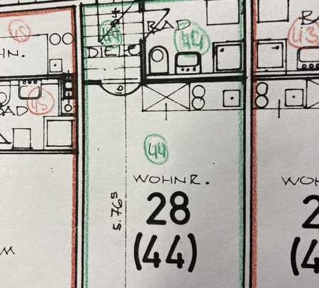 In sehr gutem Zustand befindliche, 2019 modernisierte 1-Raum-Wohnung in Speyer