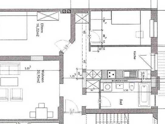 Schöne 3-Raum-EG-Wohnung mit EBK in Wiesbaden