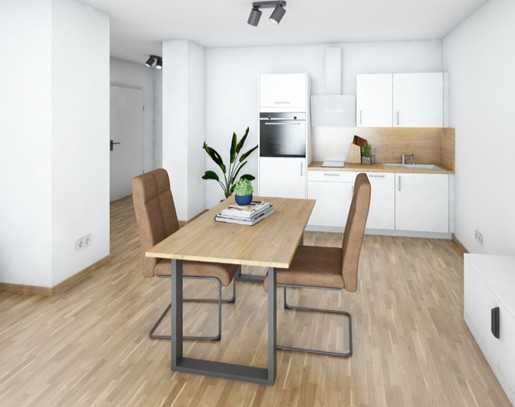 Geräumiges möbliertes 1-Zimmer-Apartment mit Terrasse