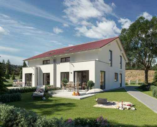 eine Doppelhaus-Hälfte von LivingHaus mit realen Grundstück im sonnigen Teningen-Köndringen !