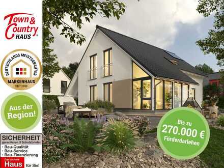 Traumhaftes Einfamilienhaus: Energieeffizient (KfW 40), Massivbau, Top-Ausstattung inklusive Sicherh