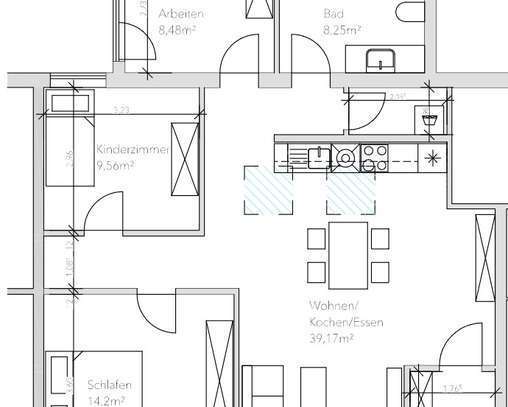 Erstbezug nach Sanierung: Stilvolle 4-Raum-EG-Wohnung mit geh. Innenausstattung