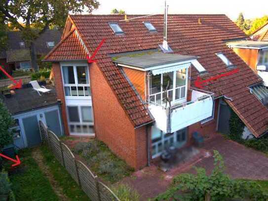 TRAUMWOHNUNG MIT BALKON UND TERRASSE IN BUXTEHUDE