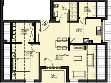 NEUBAU Schöne 2-Zimmer-Wohnung in Dörzbach (W8)