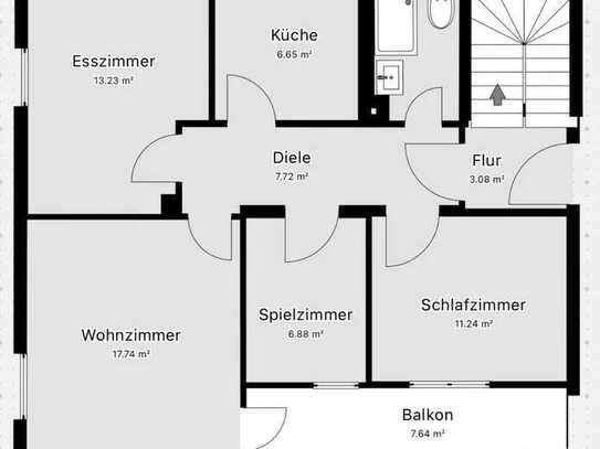 3 ZKB kernsanierte Wohnung in Bad Berleburg - Aue zu vermieten.
