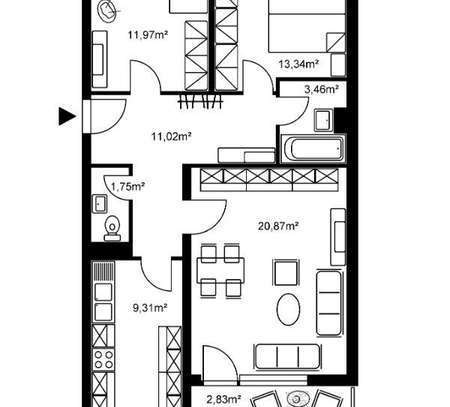 Schöne 3 Zimmer Wohnung sucht Nachmieter