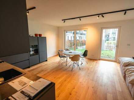 Genießen Sie das bunte Leben: 3-Zimmer-Gartenwohnung mit 2 Bädern und Terrasse in Düsseldorf-Heerdt