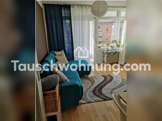 Tauschwohnung: 1-Zimmer Studio mit Küche gegen 2+ Zimmer