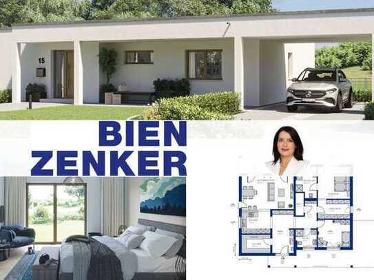 NEUBAU mit BIEN-Zenker -BUNGALOW MIT TERRASSENÜBERDACHUNG