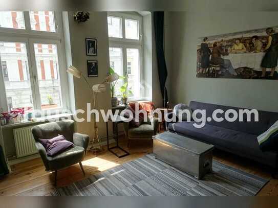 Tauschwohnung: Helle 3 Zimmer Altbauwohnung mit Stuck