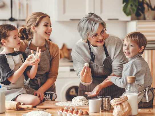 Familienfreundliche 4-Zimmerwohnung mit Garten!