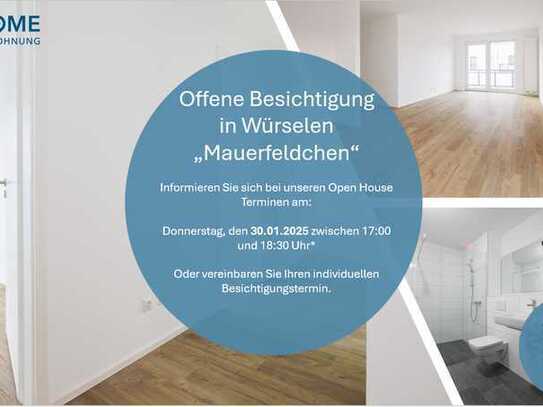 Moderne 2-Zimmer Neubauwohnung in Würselen – Mit Einbauküche