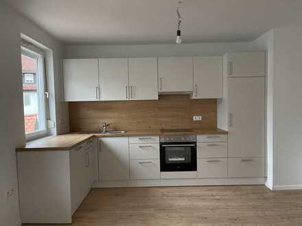 Helle 4 Zi.-Wohnung mit Einbauküche im schönen kernsanierten Fachwerkhaus