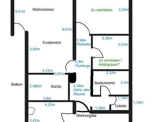 Suche neue Nachmieter für demnächst-Ausziehende Mitbewohner, Erdgeschosswohnung