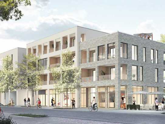 ++ NEUBAU! 1 ZKB Stadtwohnung mit Westbalkon im 2.OG in LD-Zentrum! ++