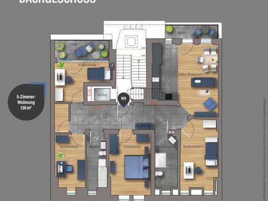 Achtung Steuersparer und Eigennutzer: Geschmackvolle 5-Raum-Penthouse-Wohnung mit Denkmal AfA