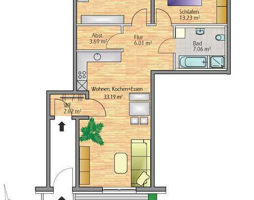 Stilvolle 3-Zimmer-EG-Wohnung mit gehobener Innenausstattung im inneren Westen