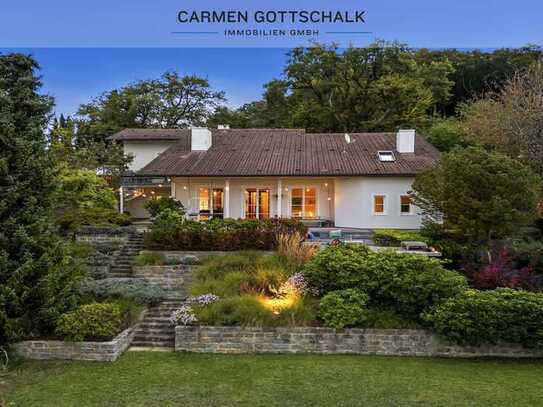 Natur pur! Familienleben mit viel Platz & Atmosphäre - Moderne Villa mit Weitblick & Garten