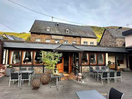 *** Gut besuchtes, ansprechendes Weinhaus, Restaurant, Pension mit Sonnenterrasse in Mesenich***