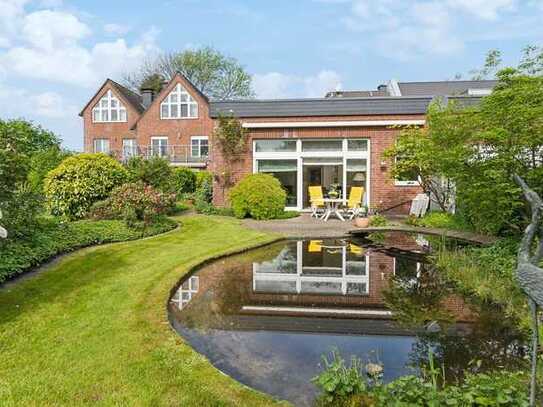 Bungalow als naturgebundene Ruheoase und einzigartigem Atrium in direkter Nähe von Kaiserswerth