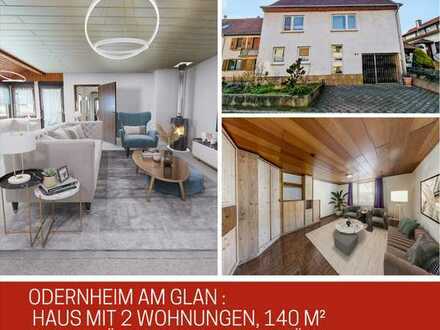 Haus mit 2 Wohnungen in Odernheim am Glan zu verkaufen