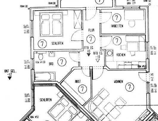 Ansprechende und gepflegte 3-Zimmer-Wohnung in Bad Salzungen