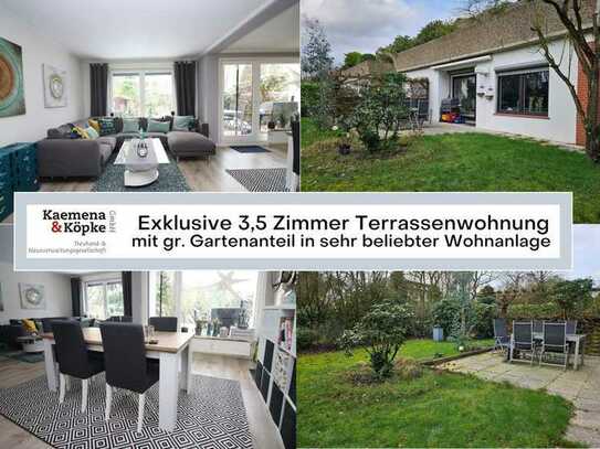 Exklusive Terrassenwohnung mit Gartenanteil