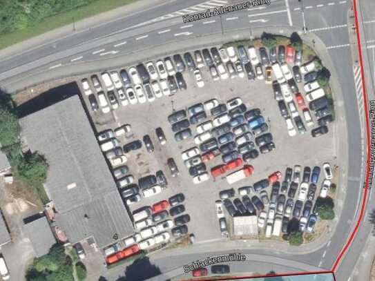AUTOHAUS CA 4000 QM + 400 QM HALLE LAGER LOGISTIK GEWERBE GEWERBEFLÄCHE FREIFLÄCHE