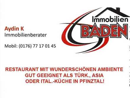 "RESTAURANT MIT WUNDERSCHÖNEN AMBIENTE GUT GEEIGNET ALS TÜRK, ASIA, ODER ITAL-KÜCHE IN PFINZTAL"