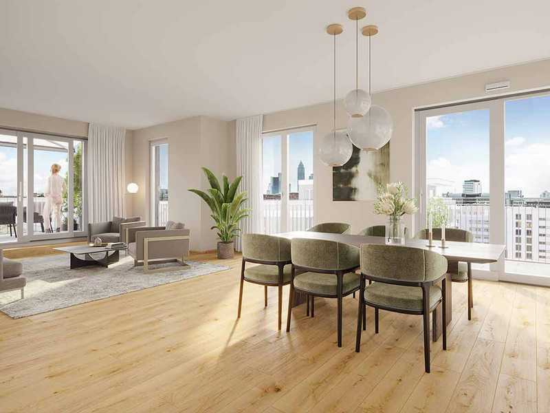 Raum für die ganze Familie: 4-Zimmer-Wohnung mit Balkon