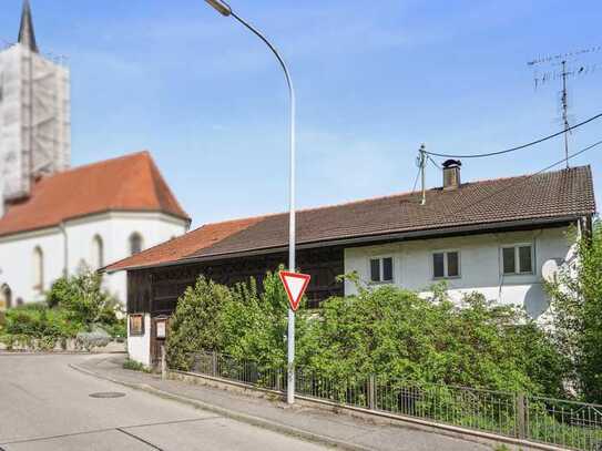 Denkmalgeschüztes Bauernhaus in ländlicher Lage