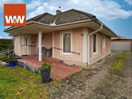 Müncheberg - Barrierefreier Bungalow voll unterkellert 
200 m² - 4 Zimmer i.d.Wfl. 3 Zimmer i.d.Nfl